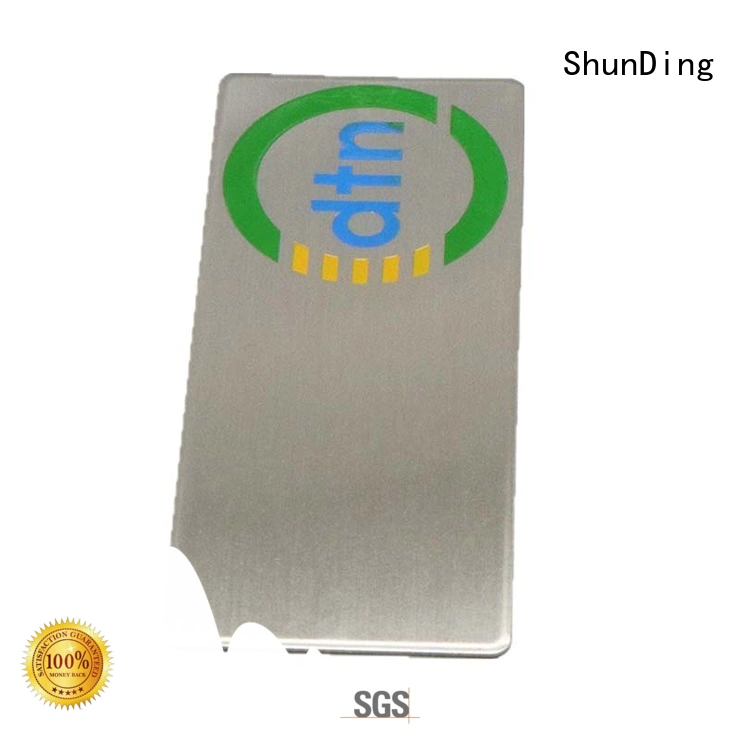 metal adhesive labels logo for identification ShunDing
