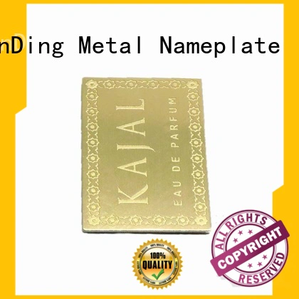 ShunDing fine- quality custom metal labels long-term-use for activist