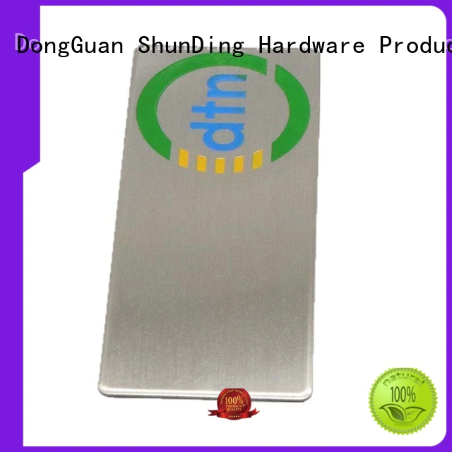 ShunDing Brand domed laser color barcode labels