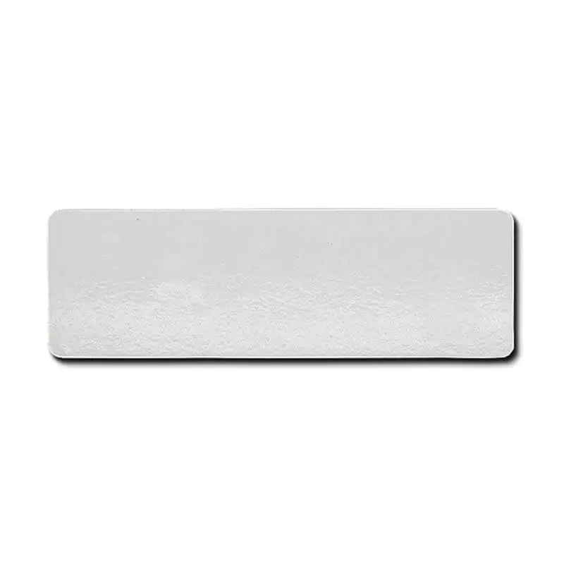 Custom embossed brushing silver Aluminum Nameplate SD-N00004
