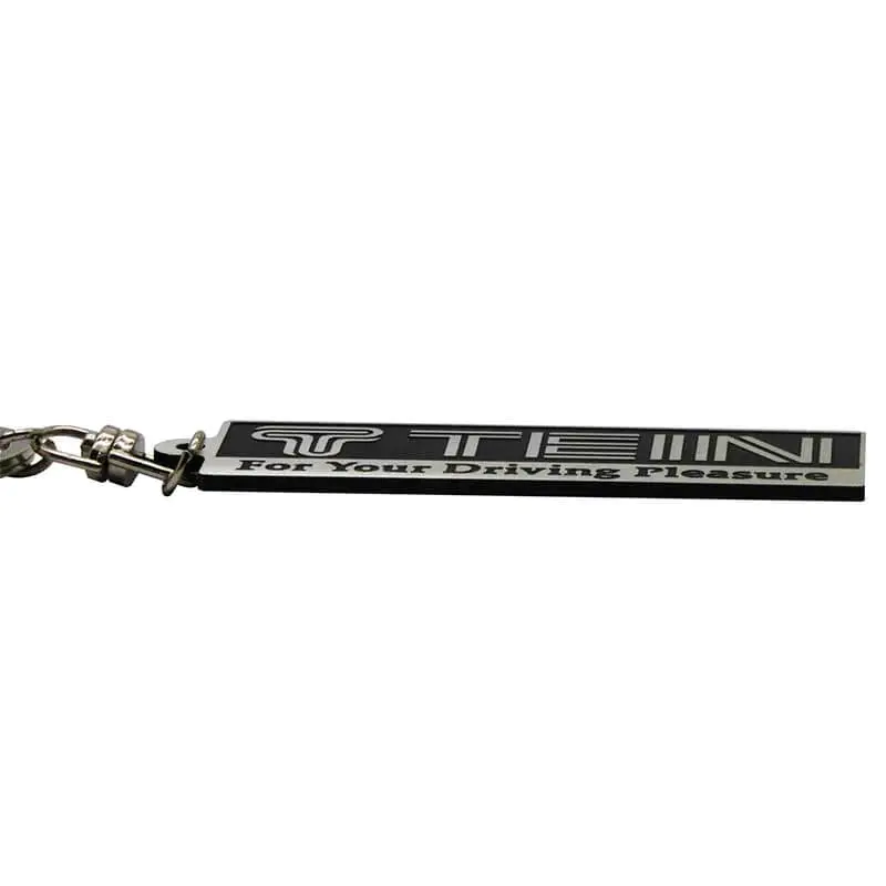 Custom Aluminum Metal Hang Tag Diamond-cutting Anodized Embossed Key Chain SD-T00001