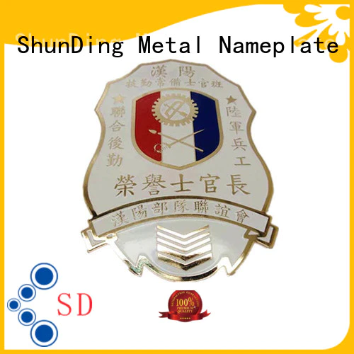 ShunDing fashion custom metal badges for sale for souvenir