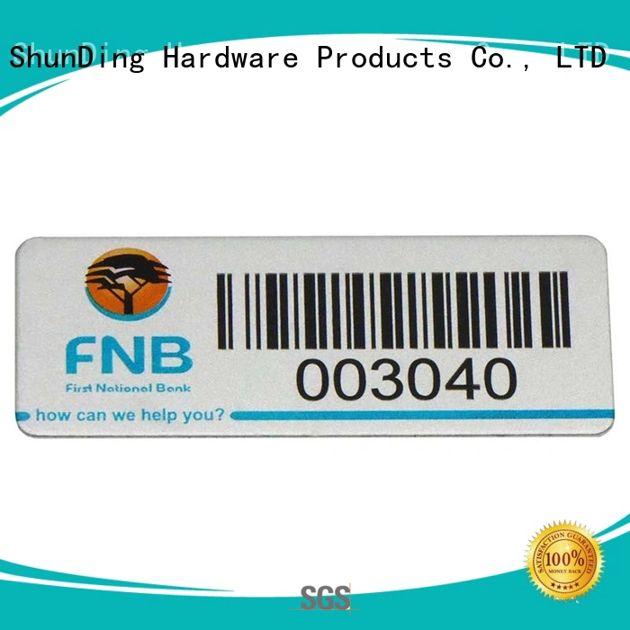 ShunDing high-quality metal label plates long-term-use for company