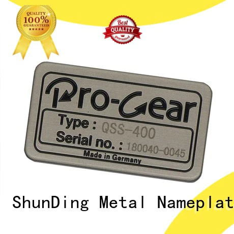 ShunDing advanced aluminium sticker China Factory for identification