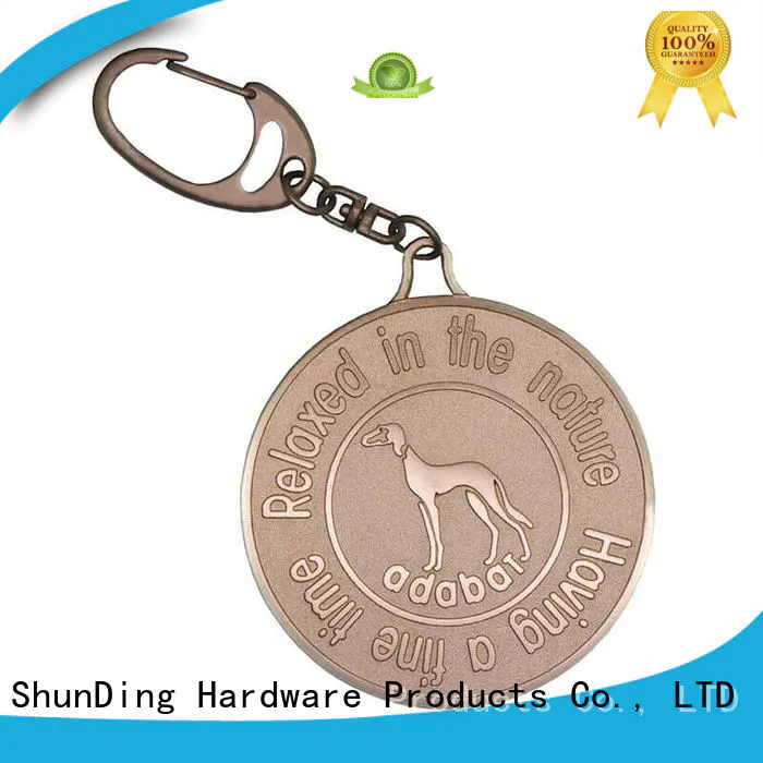 Quality ShunDing Brand brushed key tag