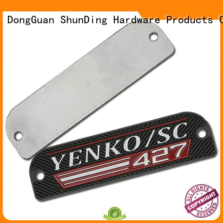 aluminum metal engraved name plates from China for auction ShunDing