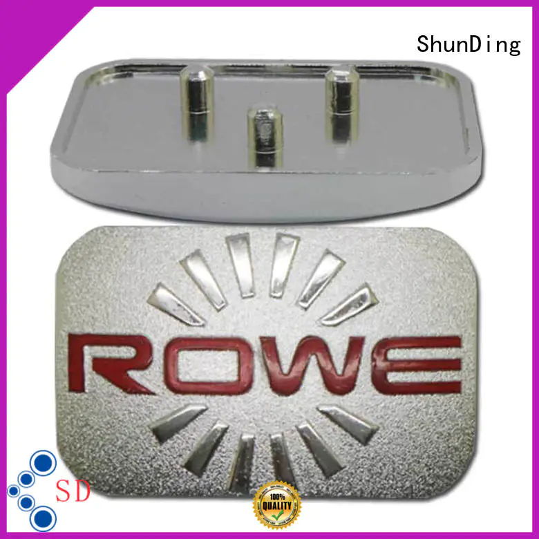 Wholesale car metal name plate ShunDing Brand