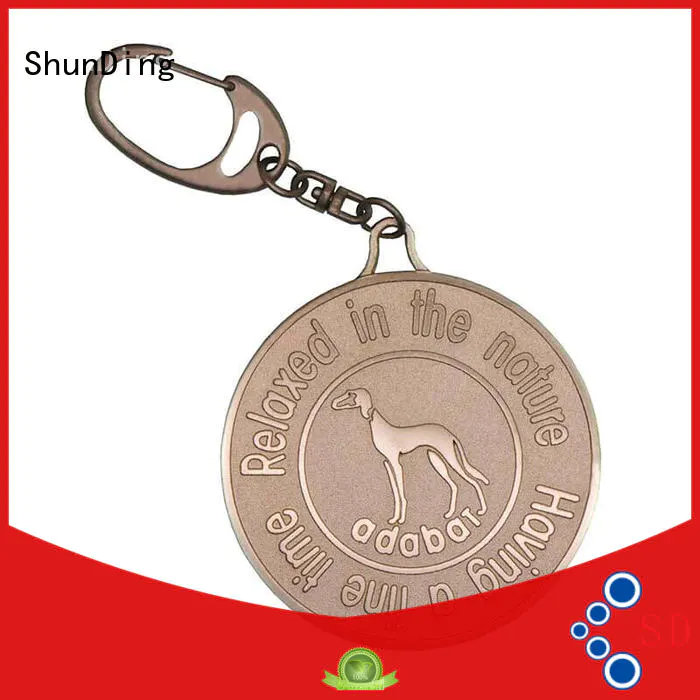 sandblasted chain color key tag ShunDing Brand company