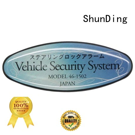 ShunDing epoxy best metal labels free design for staff