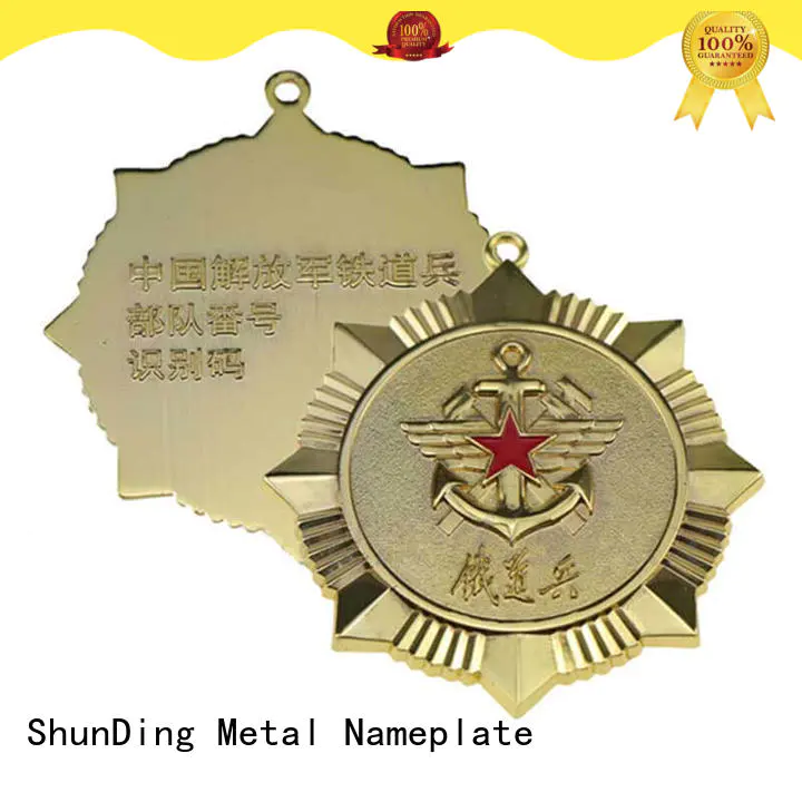 ShunDing high-quality metal sheriff badge experts for commendation