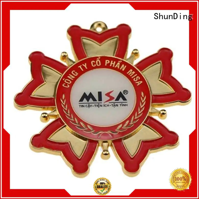 ShunDing lovely personalised metal badges owner for souvenir