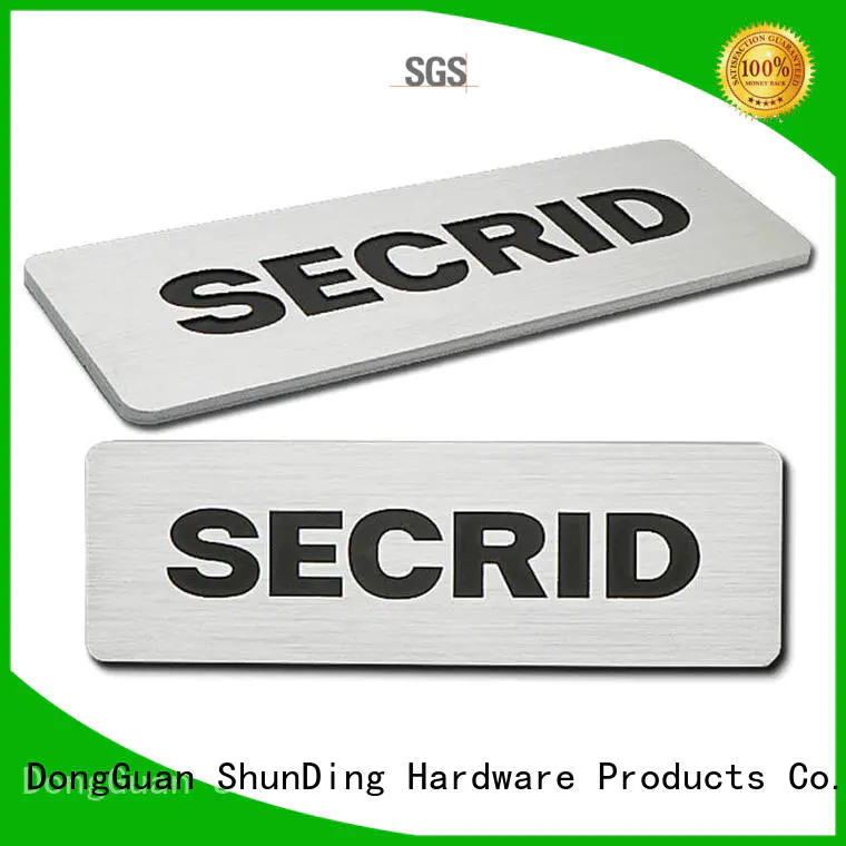 metal name plaques directly sale for identification ShunDing