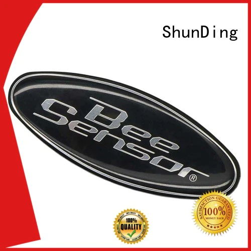 etched etching metal sticker ShunDing Brand