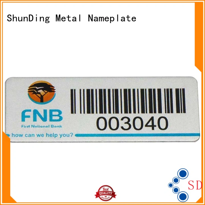ShunDing domed barcode labels bulk production for auction