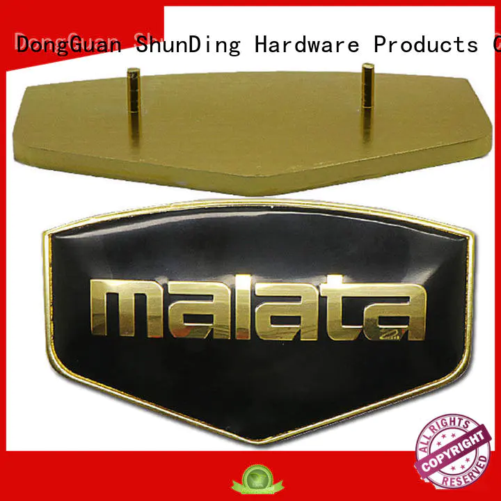 Luxury domed epoxy Metal Nameplate SD-N00006