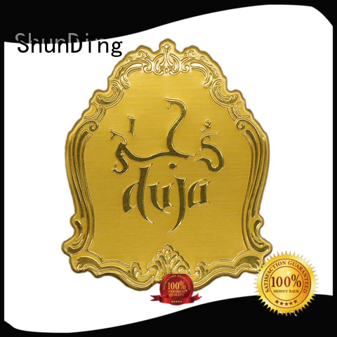 metal plate sticker silver for activist ShunDing