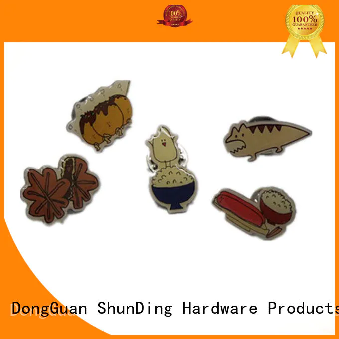 ShunDing souvenir custom metal badges supplier for auction