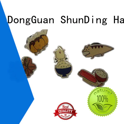selling metal logo badge for company ShunDing