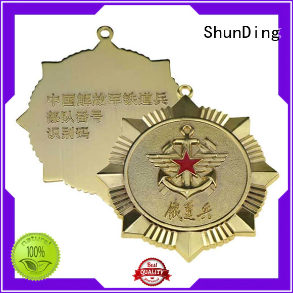 metal security badge adhesive for company ShunDing