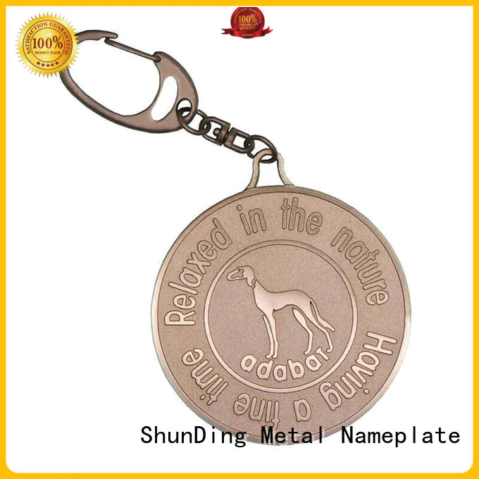 ShunDing fine- quality metal keychain price for auction