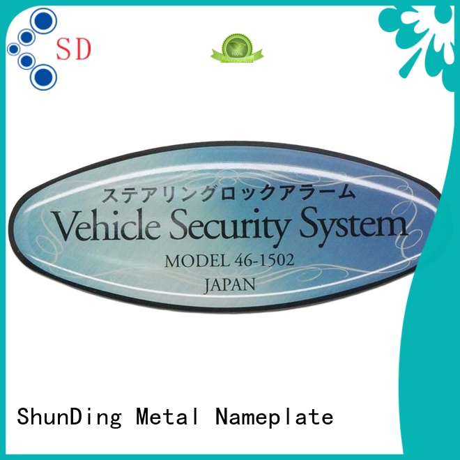 fine- quality metal adhesive labels free quote for souvenir
