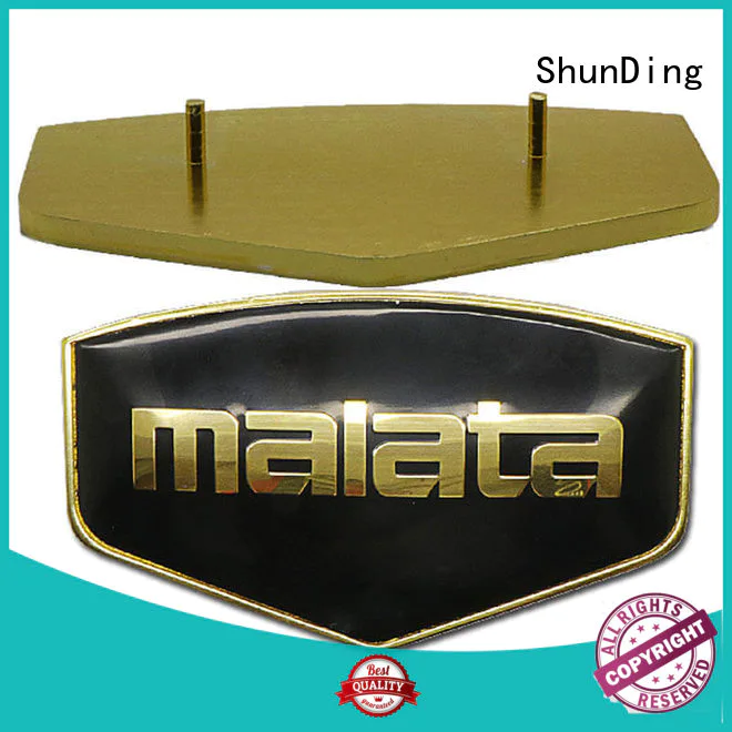 Quality ShunDing Brand metal name plate metal nameplate