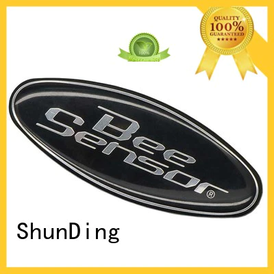 ShunDing inexpensive stainless steel sticker electroforming for souvenir
