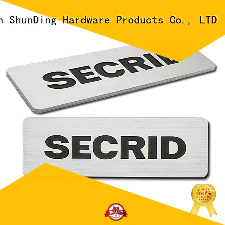 durable engraved name plates colorful by Chinese manufaturer for meeting