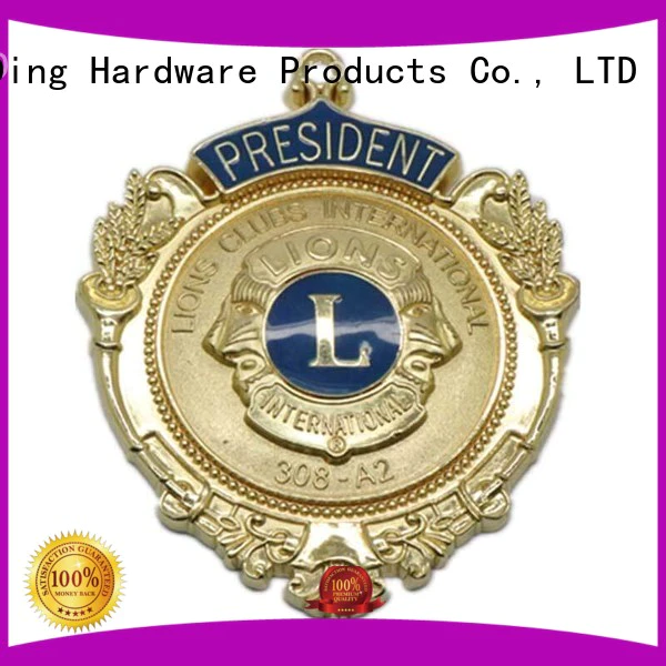 fine- quality personalised metal badges plate supplier for meeting