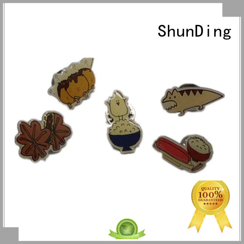 ShunDing Brand souvenir logo fancy metal badge