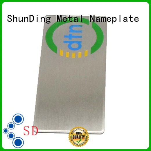 custom barcode labels stainless for meeting ShunDing