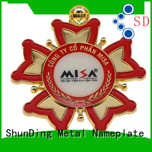 ShunDing stunning metal badge manufacturers owner for activist