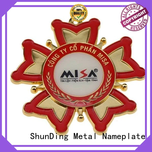 fine- quality metal badge manufacturers design cost for souvenir
