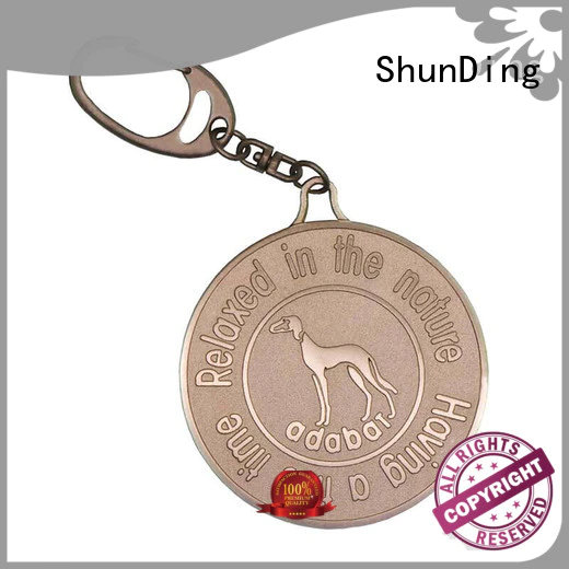 key metal dog tags engraved chain for identification ShunDing