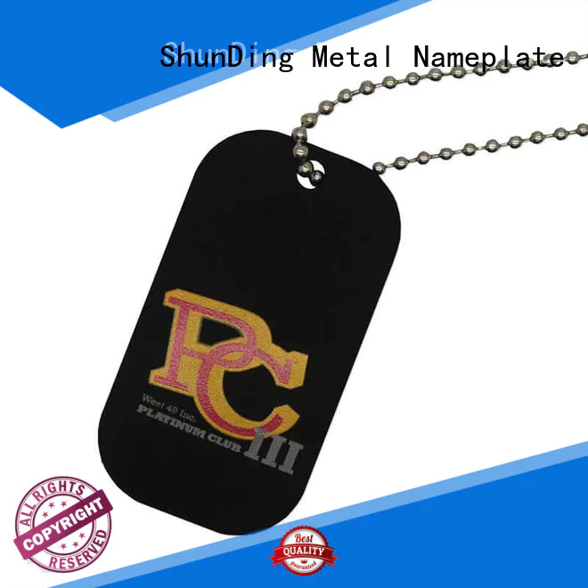 ShunDing metal metal tag marketing for company