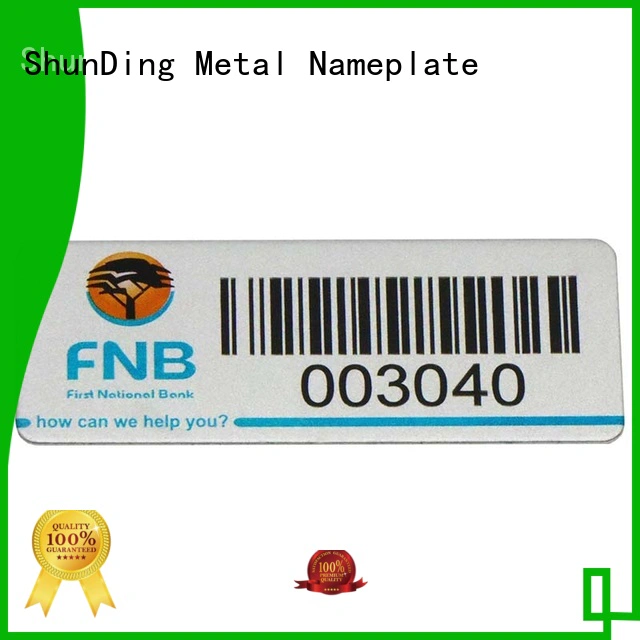 ShunDing perfume steel label from manufacturer for souvenir