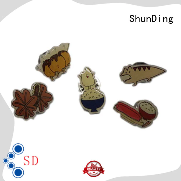 ShunDing advanced custom metal badges cost for identification