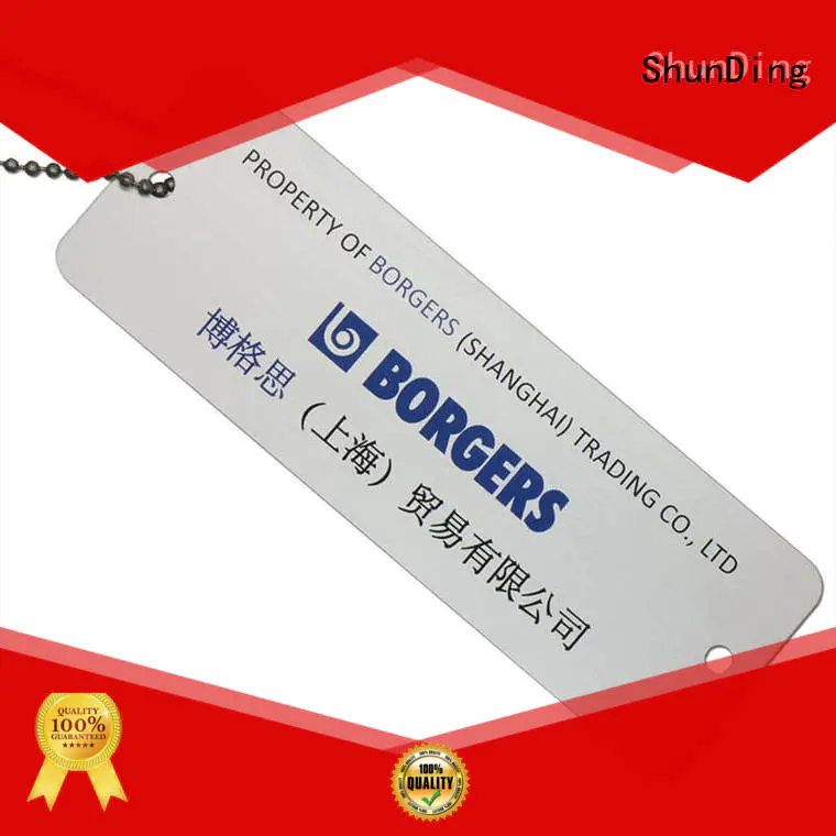 ShunDing beaded personalized metal luggage tags free quote for activist