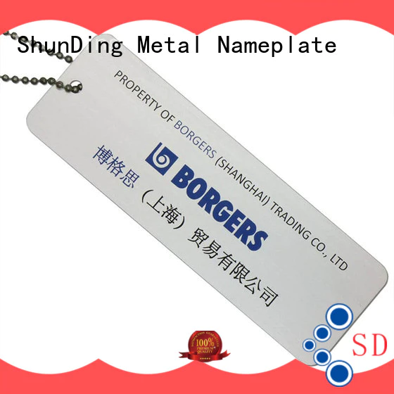 ShunDing high-quality asset tag price for company
