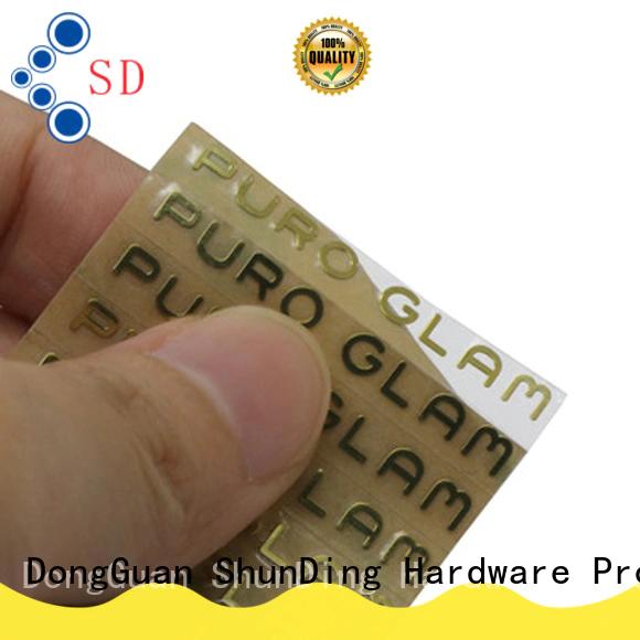 ShunDing quality aluminum sticker from China for company