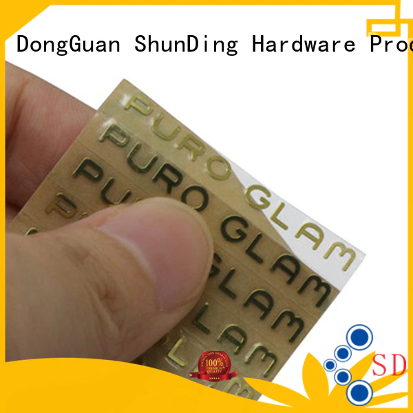 ShunDing injected stainless steel sticker with good price for commendation