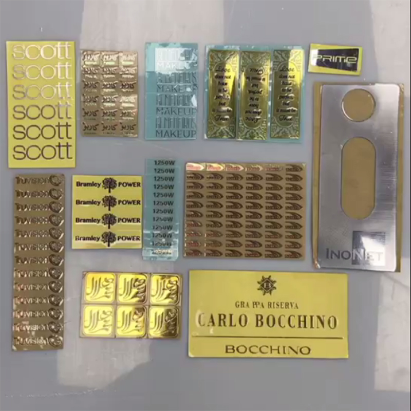 Custom Electroforming Nickel Sticker