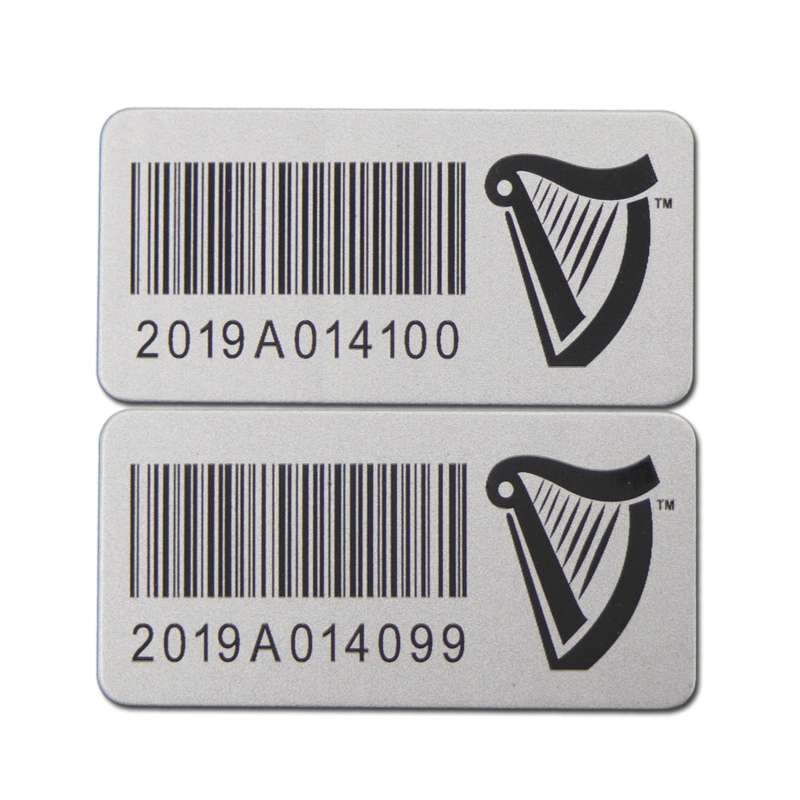 Metal Laser Barcode Sticker