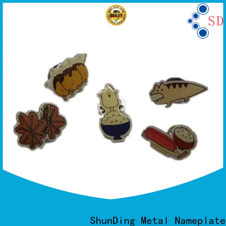 ShunDing high-quality metal pin badges for souvenir
