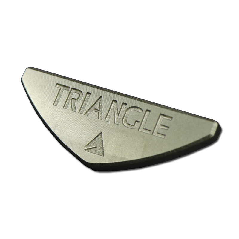 Bespoke metal logo plate