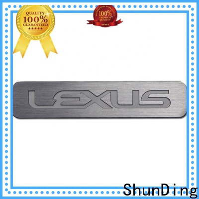 ShunDing fashion stainless steel name plates manufacturer for souvenir
