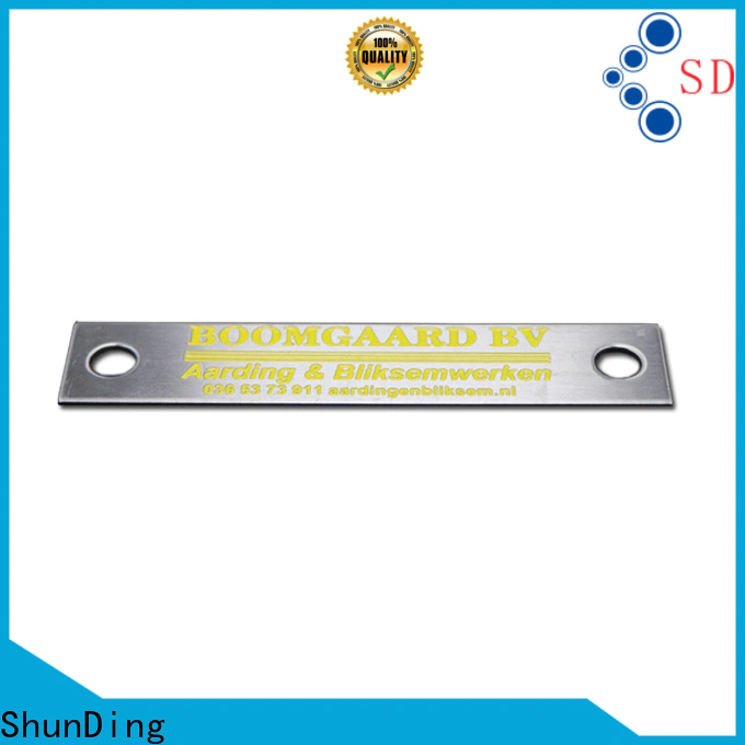 ShunDing durable steel name plates online China Factory for souvenir