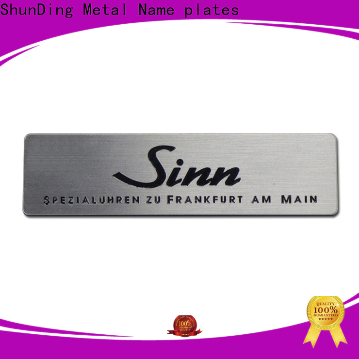 durable brass name tags with good price for company