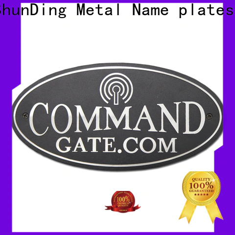 ShunDing first-rate door name plates certifications for company