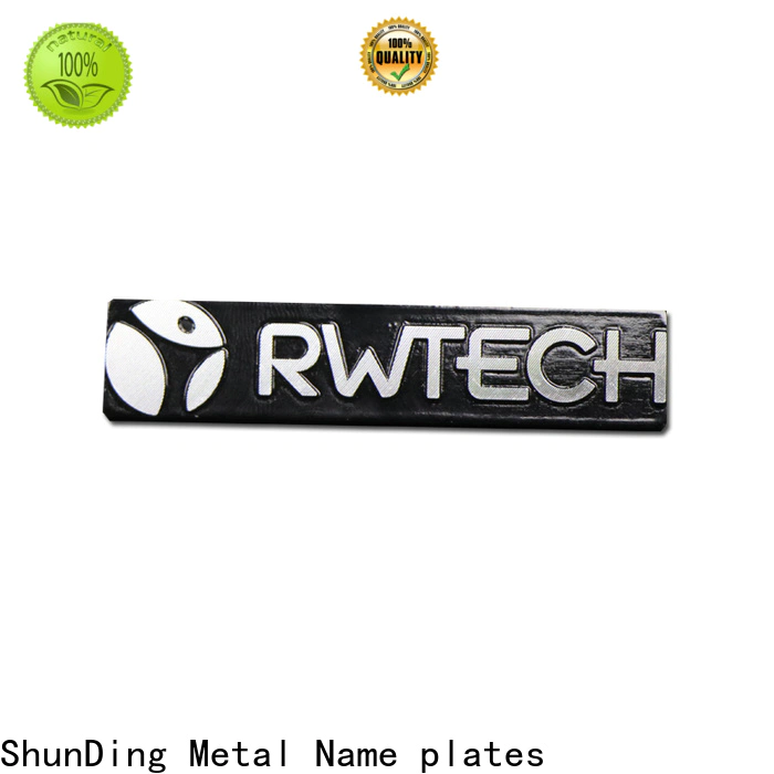ShunDing inexpensive metal engraved name plates producer for souvenir